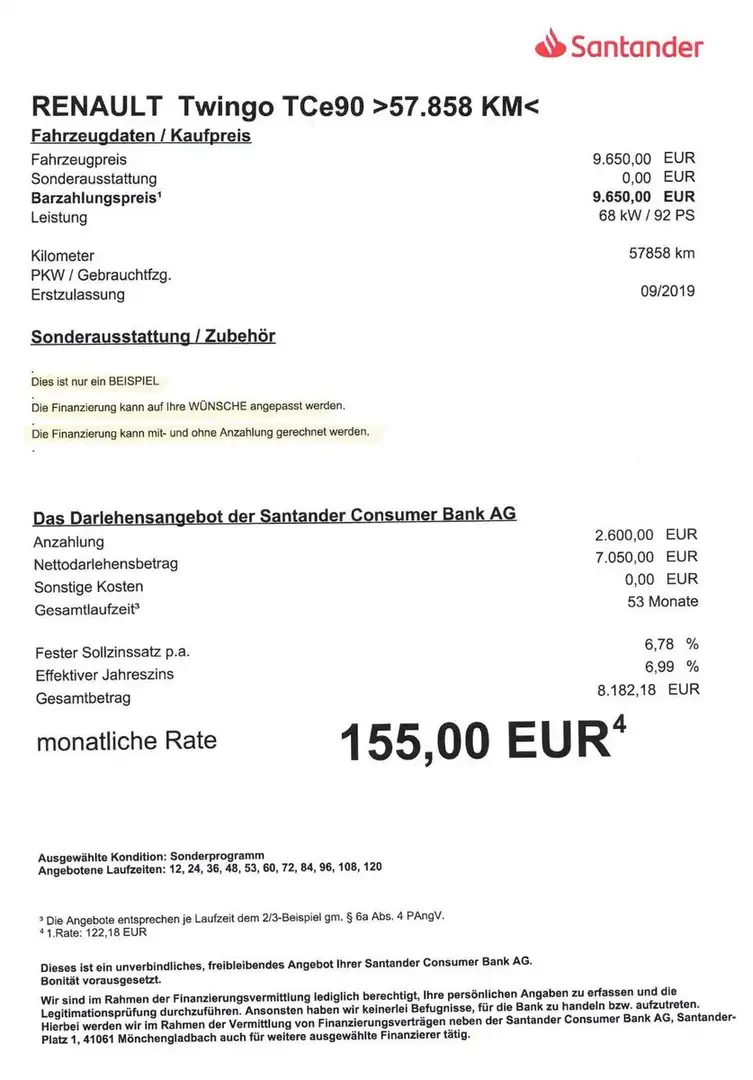Renault Twingo TCe90 Limited 57.858KM/Sitzheiz/Klima Zwart - 2