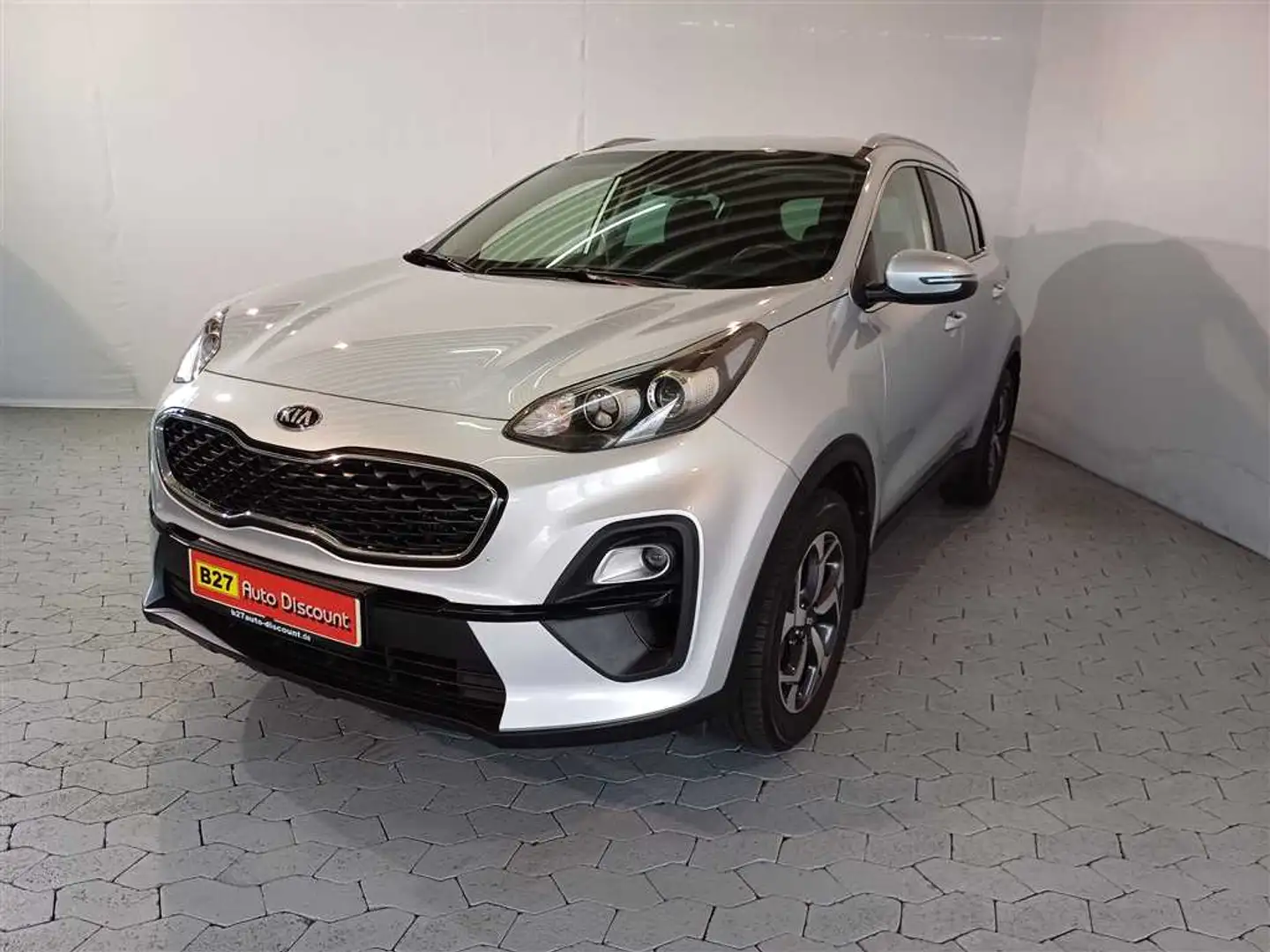 Kia Sportage 1.6 T-GDI 7DCT 2WD Automatik PDC+GRA Plateado - 1