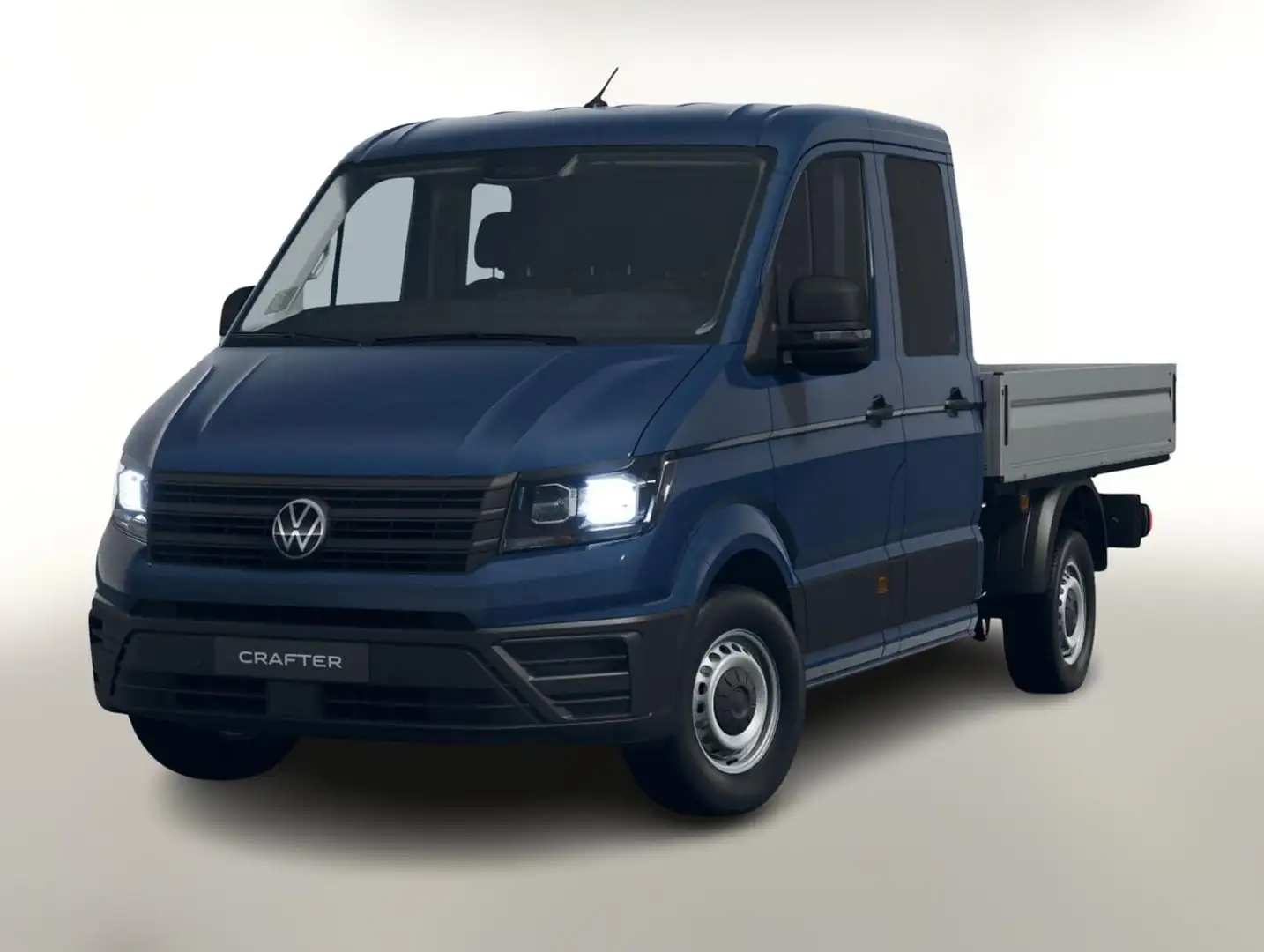 Volkswagen Crafter Pritsche DoKa 35 2.0 TDI 140 7S Temp PDC 103 kW... Blau - 1