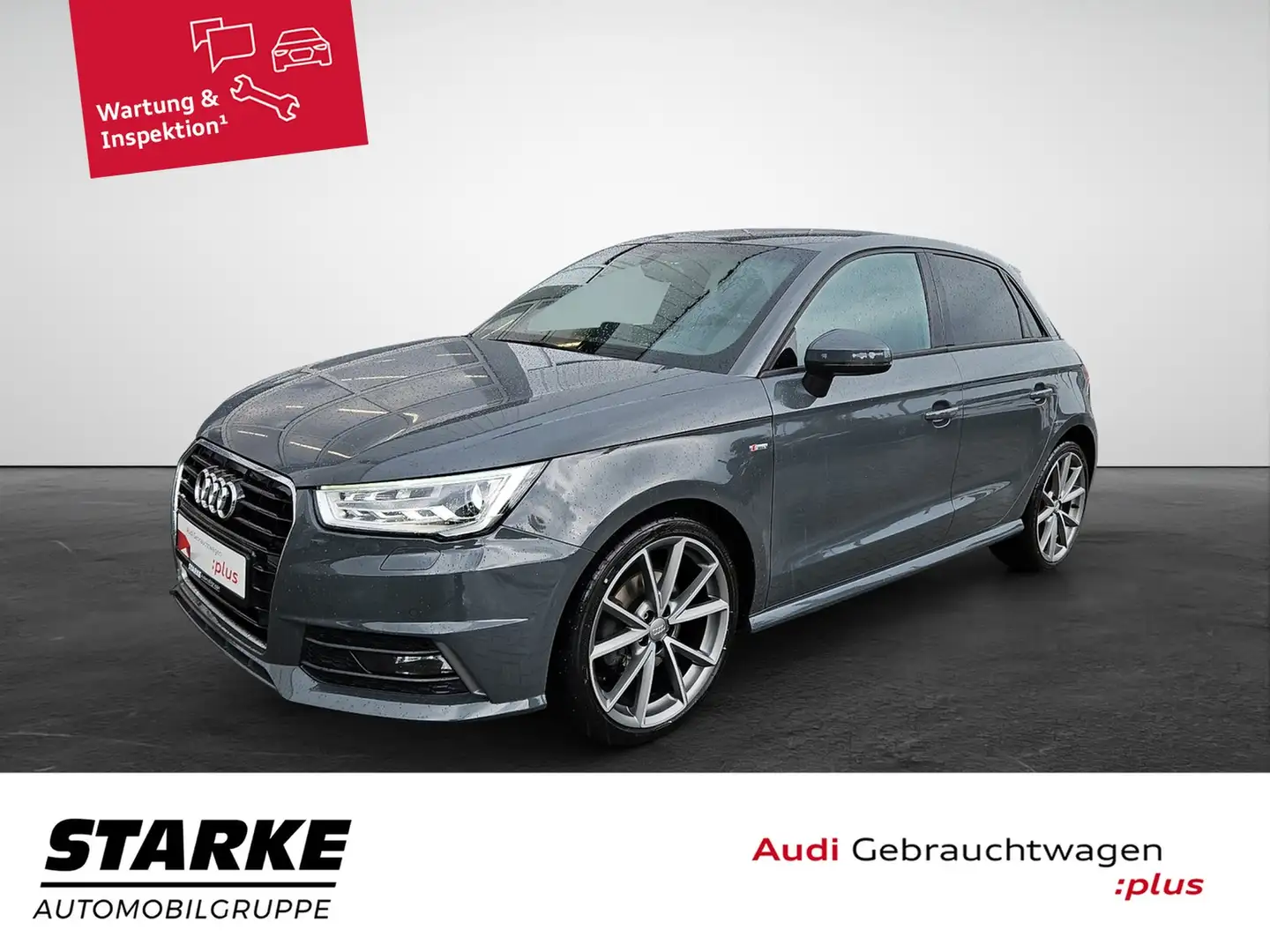 Audi A1 Sportback 1.4 TFSI S tronic Sport S-line Navi S... Gri - 2