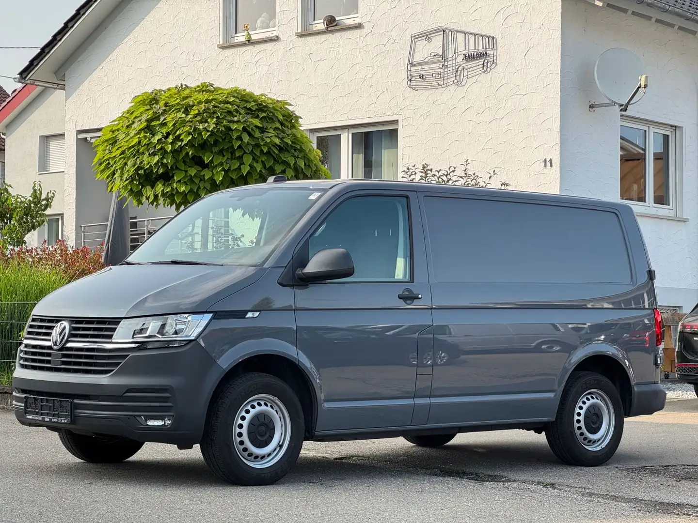 Volkswagen T6 Transporter T6.1 Transporter Kasten|150 PS|AHK|Tempomat|1.Hd Grau - 1