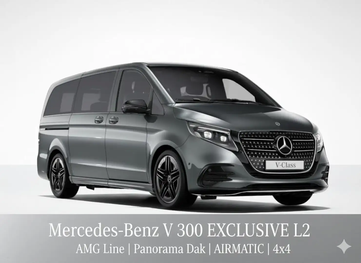 Mercedes-Benz V 300 300d L2 Exclusive "Lichte Vracht" "4x4" "AIRMATIC" Gris - 2