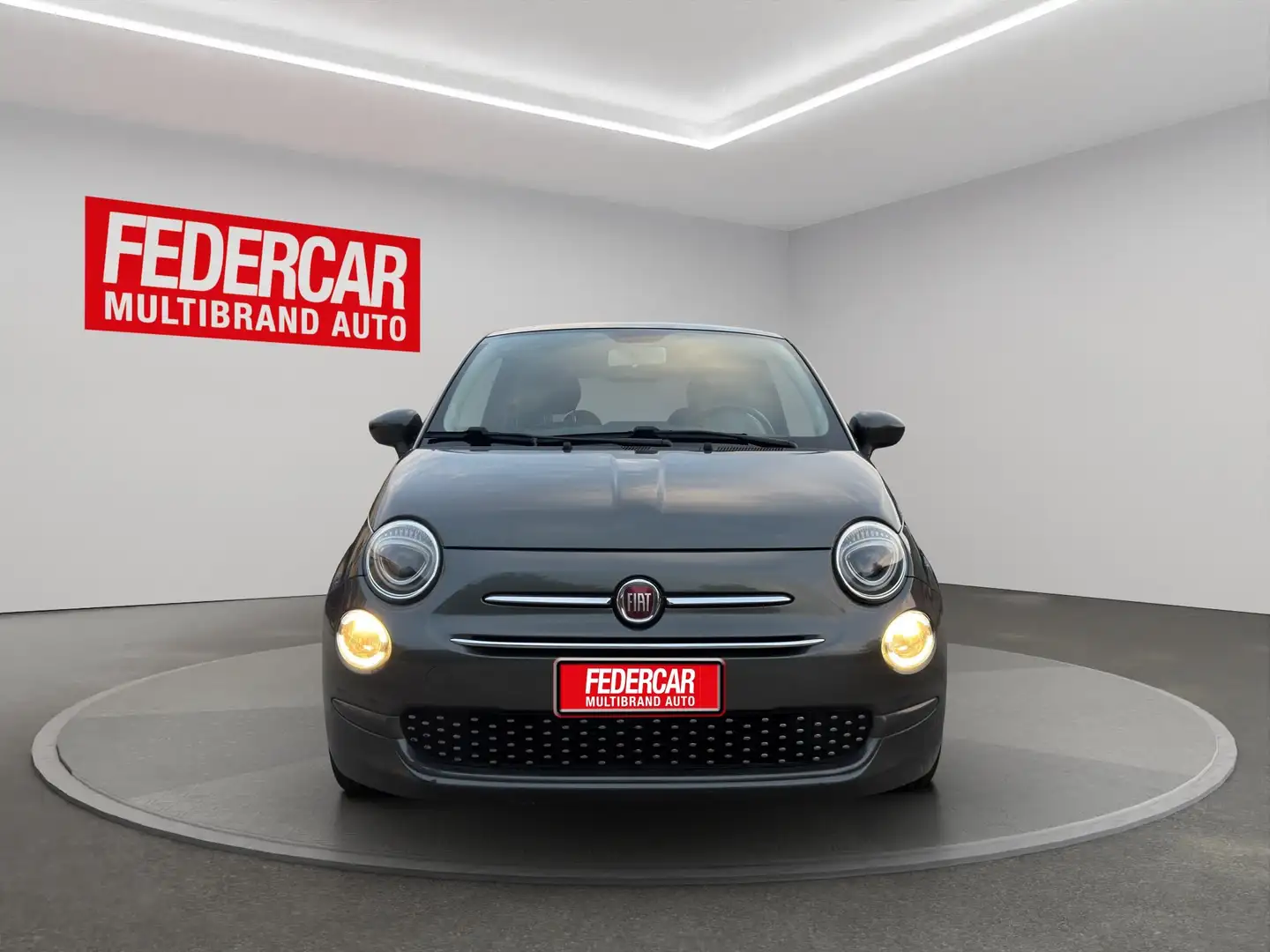 Fiat 500 1.2 Lounge 69cv Gris - 2