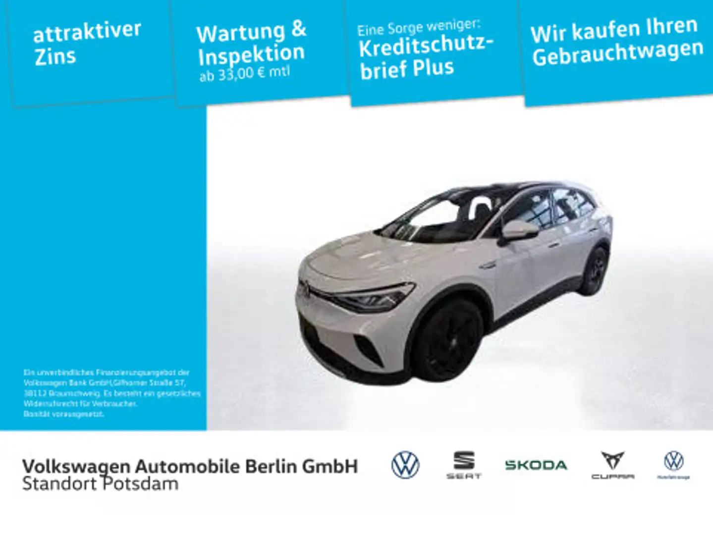 Volkswagen ID.4 Pro Performance Weiß - 1