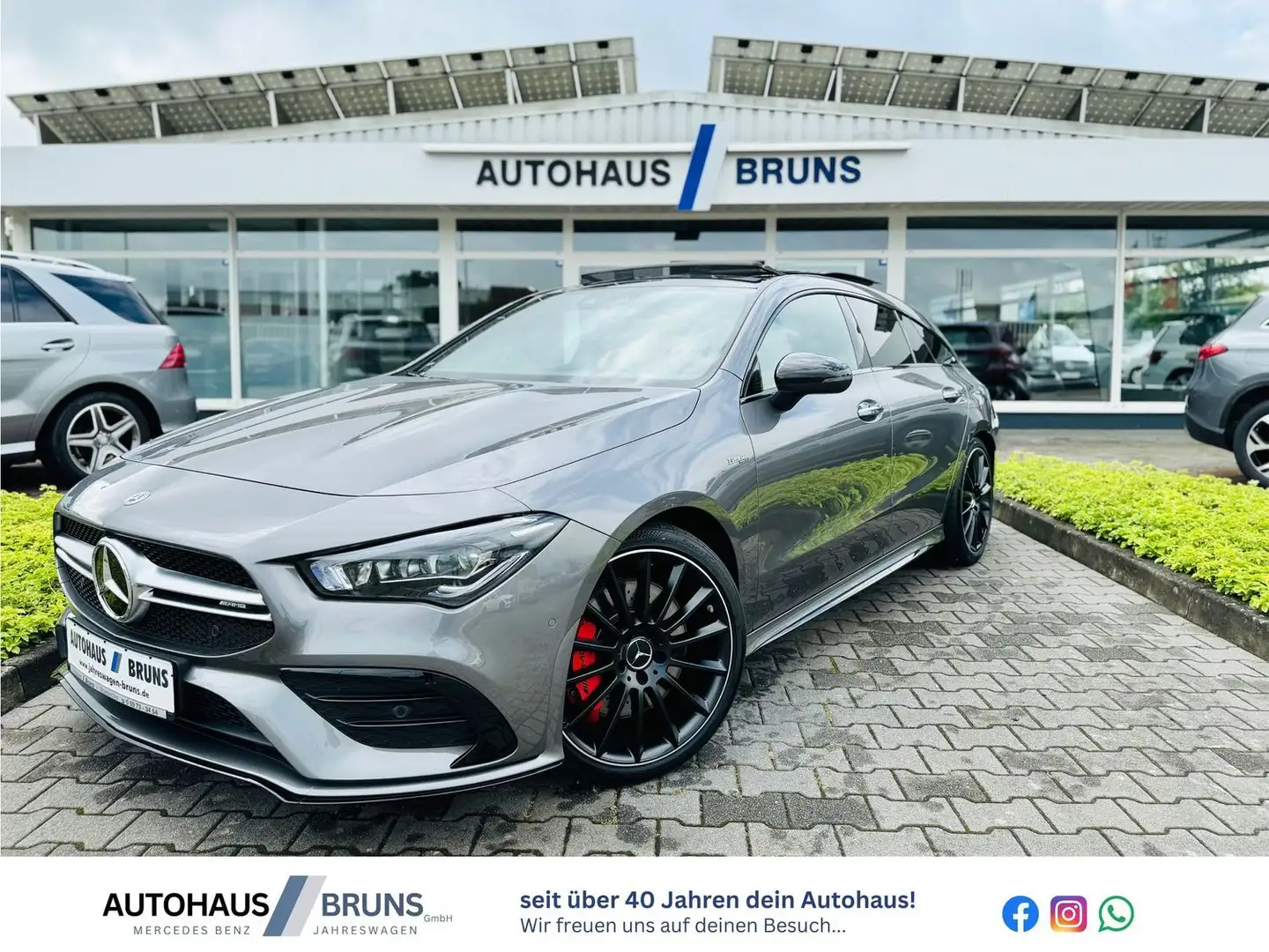 Mercedes-Benz CLA 35 AMG 4M SB AMG, Aerodynamik, HUD, Panodach, Sound, RFK Grey - 1