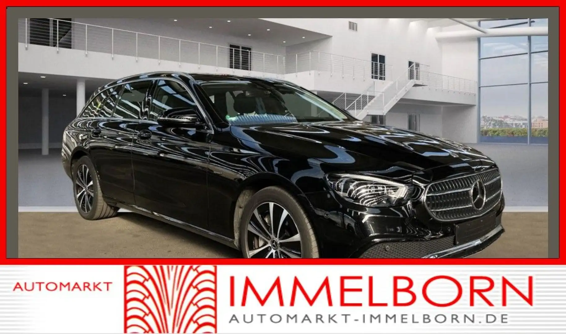 Mercedes-Benz E 300 de AHK*Memory*Distro*Pano*BelüSitz*Mubeam Black - 1