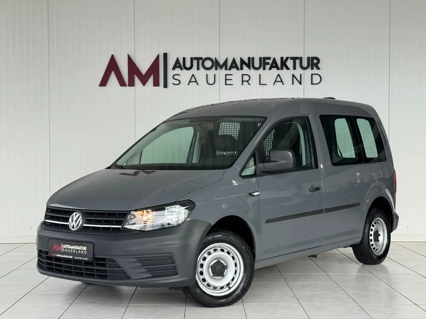 Volkswagen Caddy Nfz Kasten BMT*AHK*Scheibe* Grau - 1