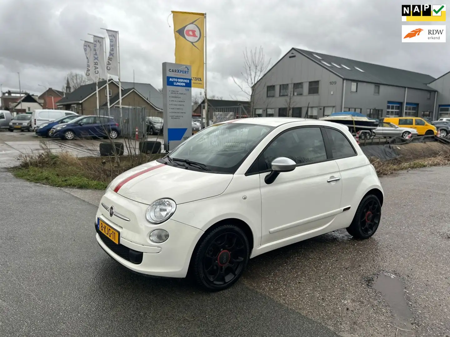 Fiat 500 0.9 TwinAir Street Blanc - 1