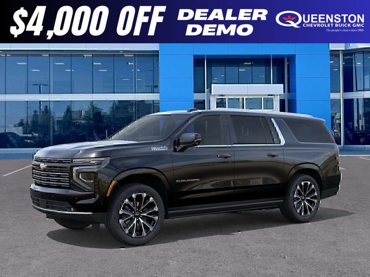 Black 2026 Chevrolet Suburban SUV / Crossover Four-Wheel Drive Automatic