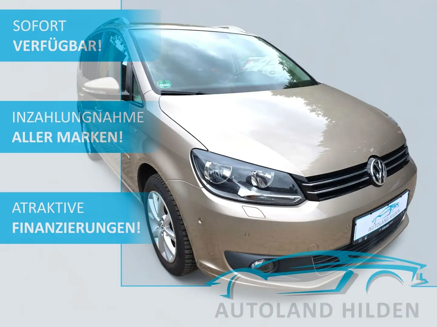 Volkswagen Touran 2,0 TDI BMT DSG Cup/Automatik/PDC Beige - 1