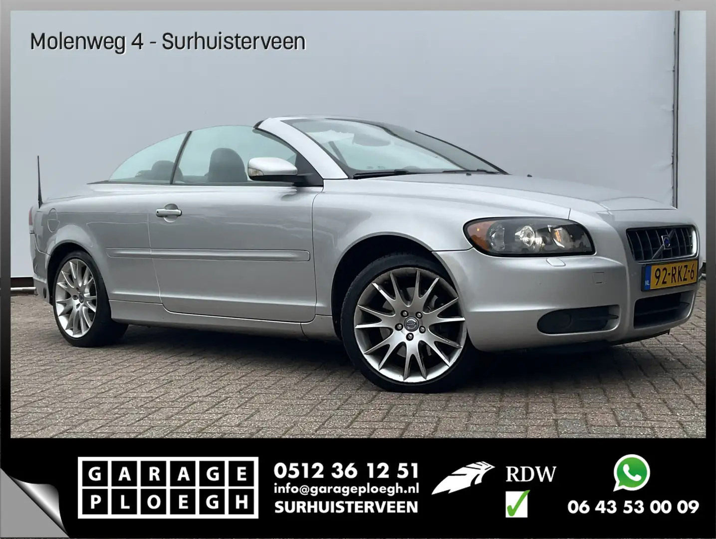 Volvo C70 Convertible 2.4i Summum Cabrio Hard-Top Leer Memor Šedá - 1