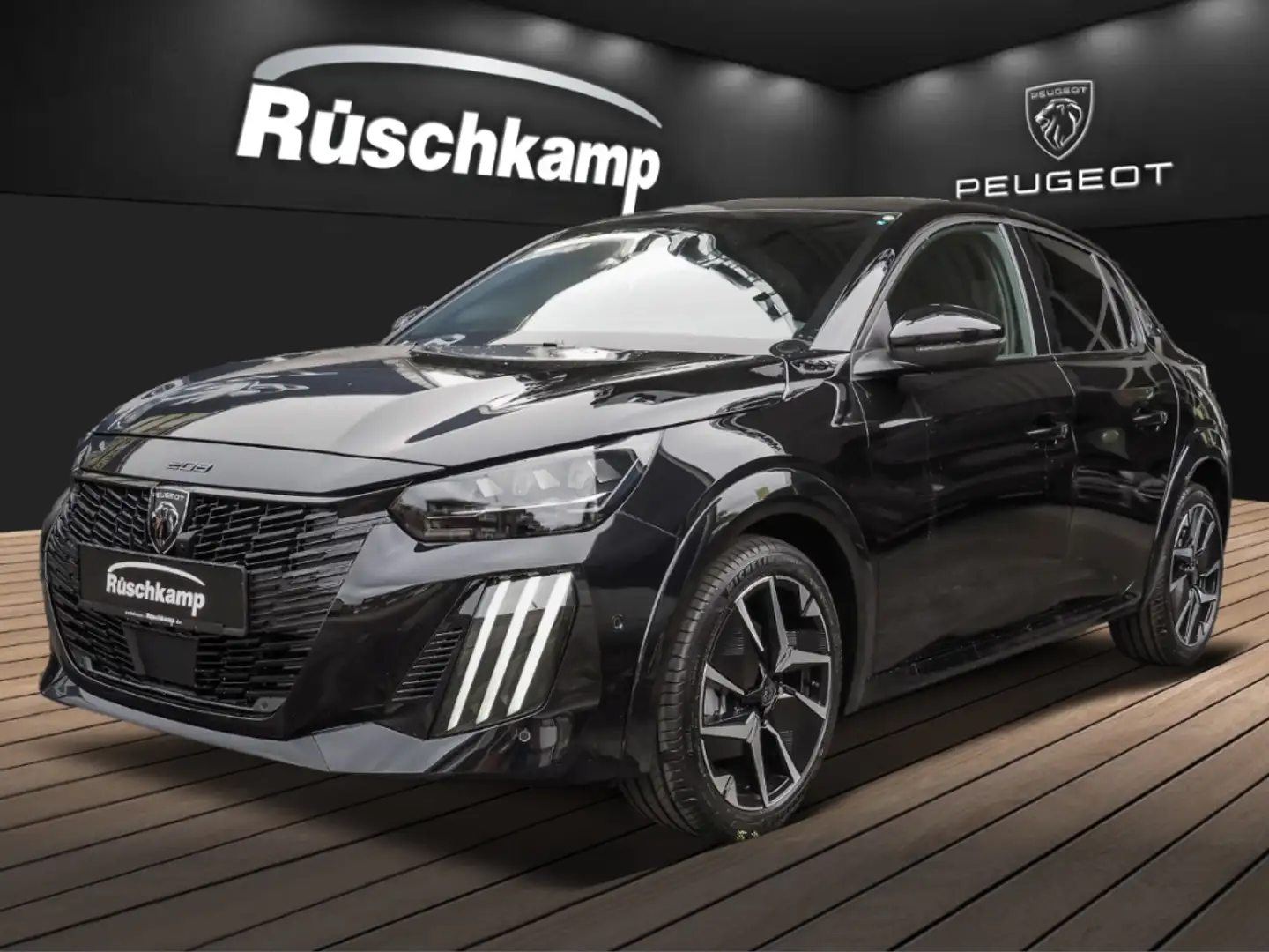 Peugeot 208 GT 1.2 Automatik Voll-LED 360-Kam Klimaauto Navi S Zwart - 1