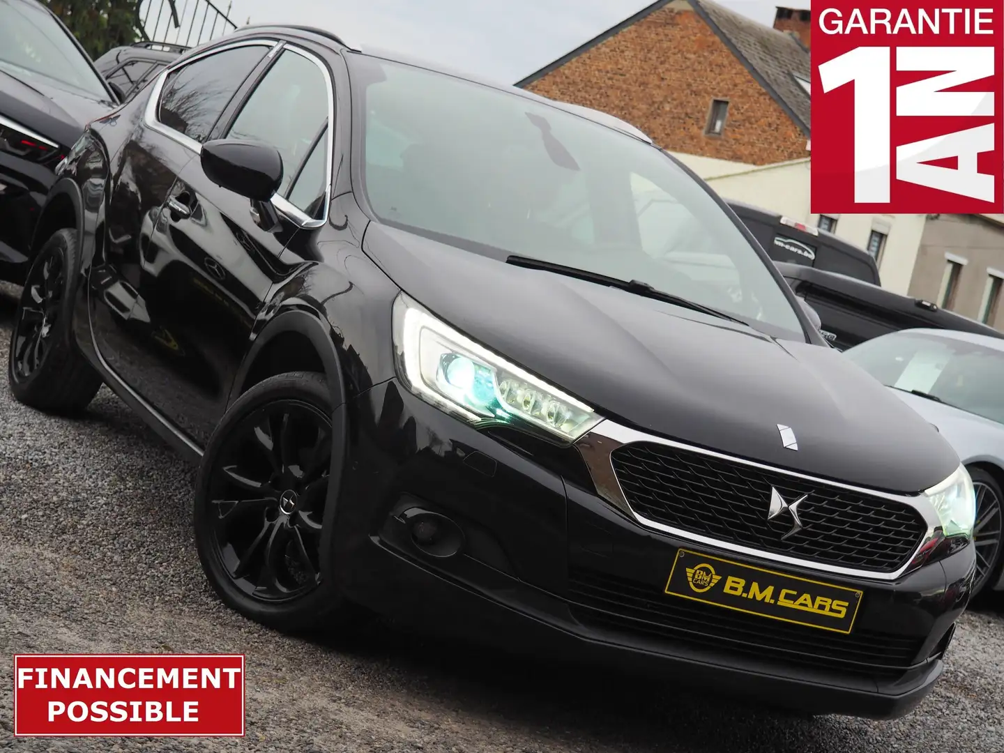 DS Automobiles DS 4 Crossback 1.6 BlueHDi✅BUSINESS✅TVA 21%-CUIR-GPS-CLIM-CAM Zwart - 1