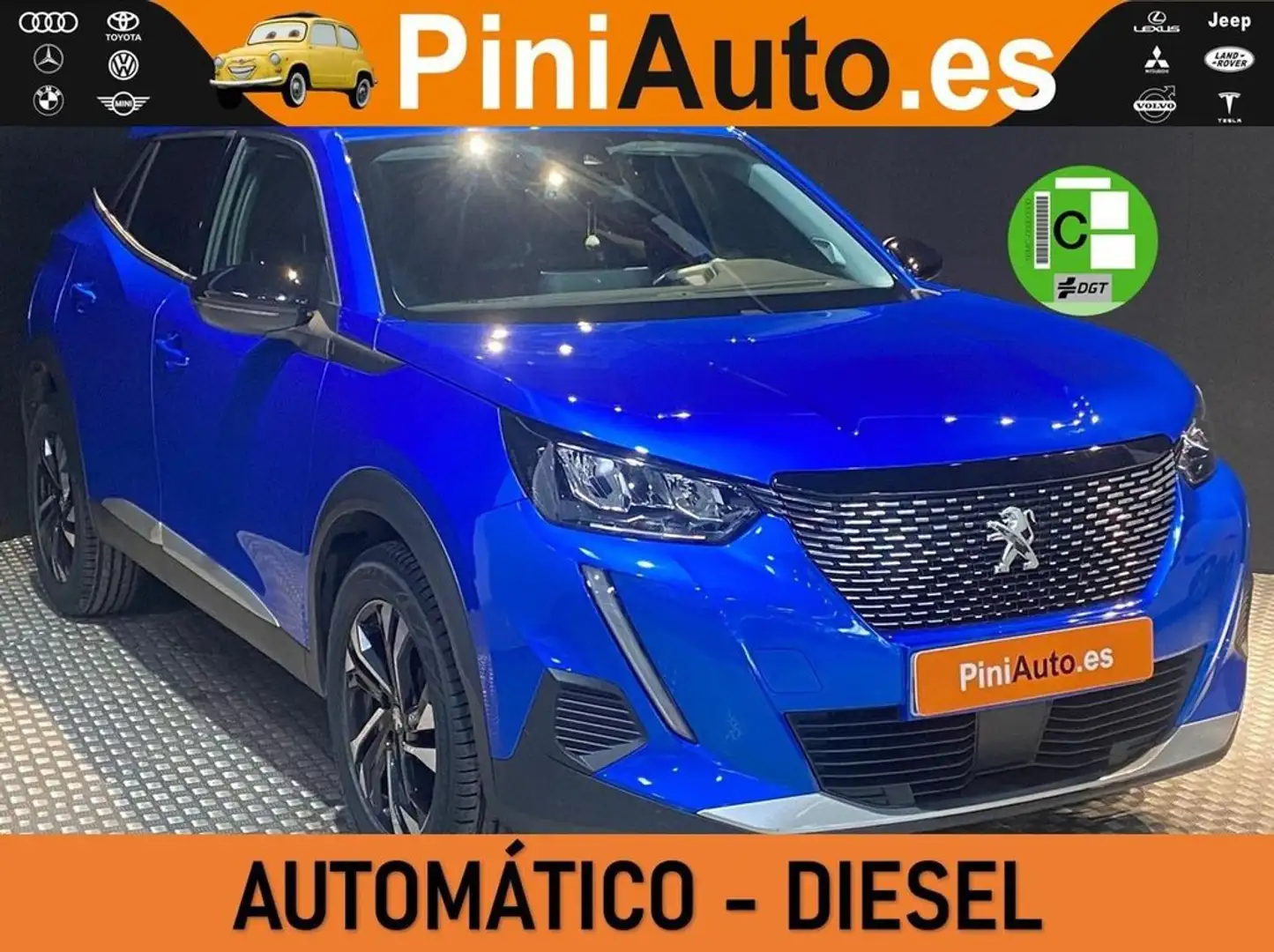 Peugeot 2008 Allure Pack BlueHDI 130 SS EAT8 Bleu - 1