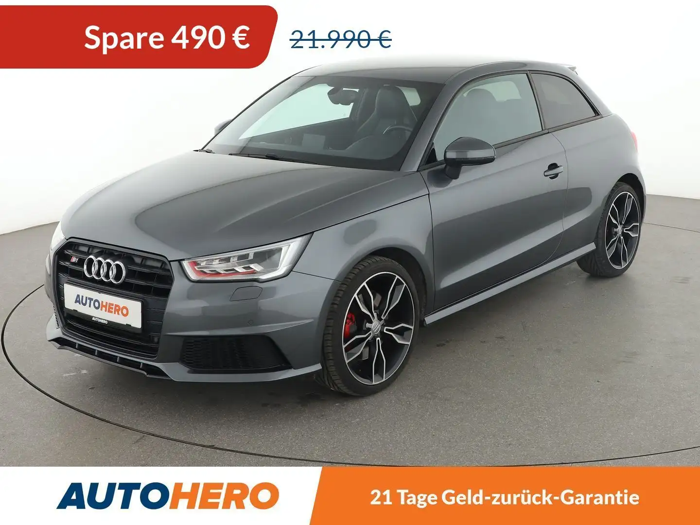 Audi S1 2.0 TFSI quattro*NAVI*XENON*TEMPO*PDC*KLIMA* Szary - 1