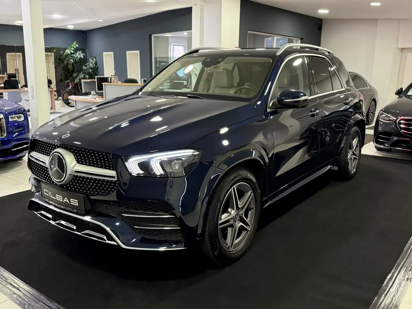 Mercedes-Benz GLE 300 GLE 300 d 4M AMG-LINE *7-S*360*DIST*BURM*AMBI* Blauw - 2