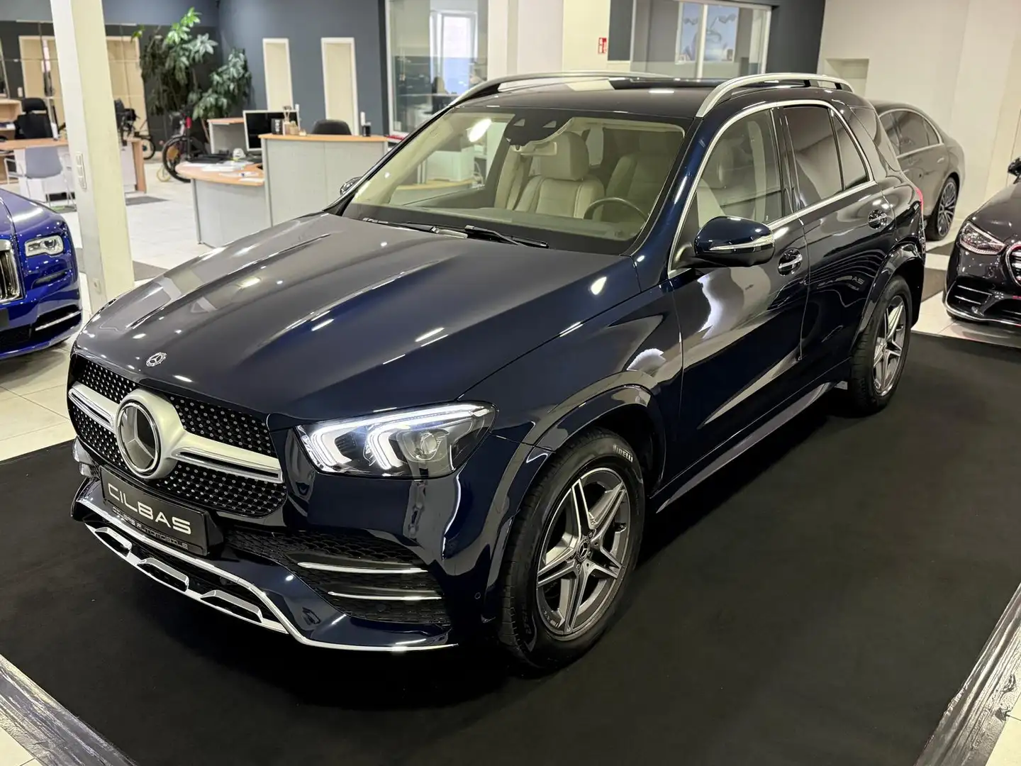Mercedes-Benz GLE 300 GLE 300 d 4M AMG-LINE *7-S*360*DIST*BURM*AMBI* Albastru - 2