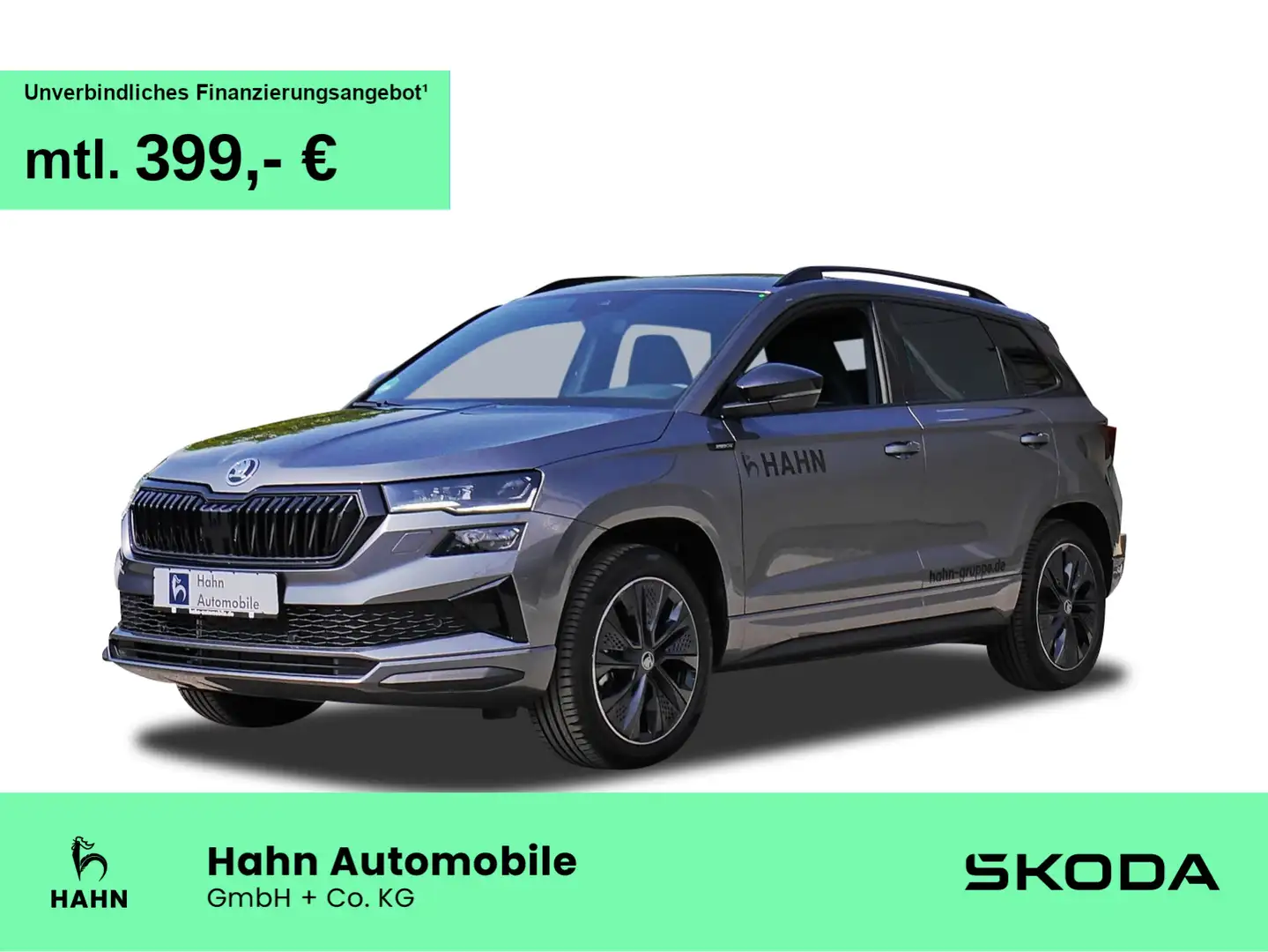 Skoda Karoq Sportline 2,0 TSI 190 PS Sportline ACC NAV Grau - 1