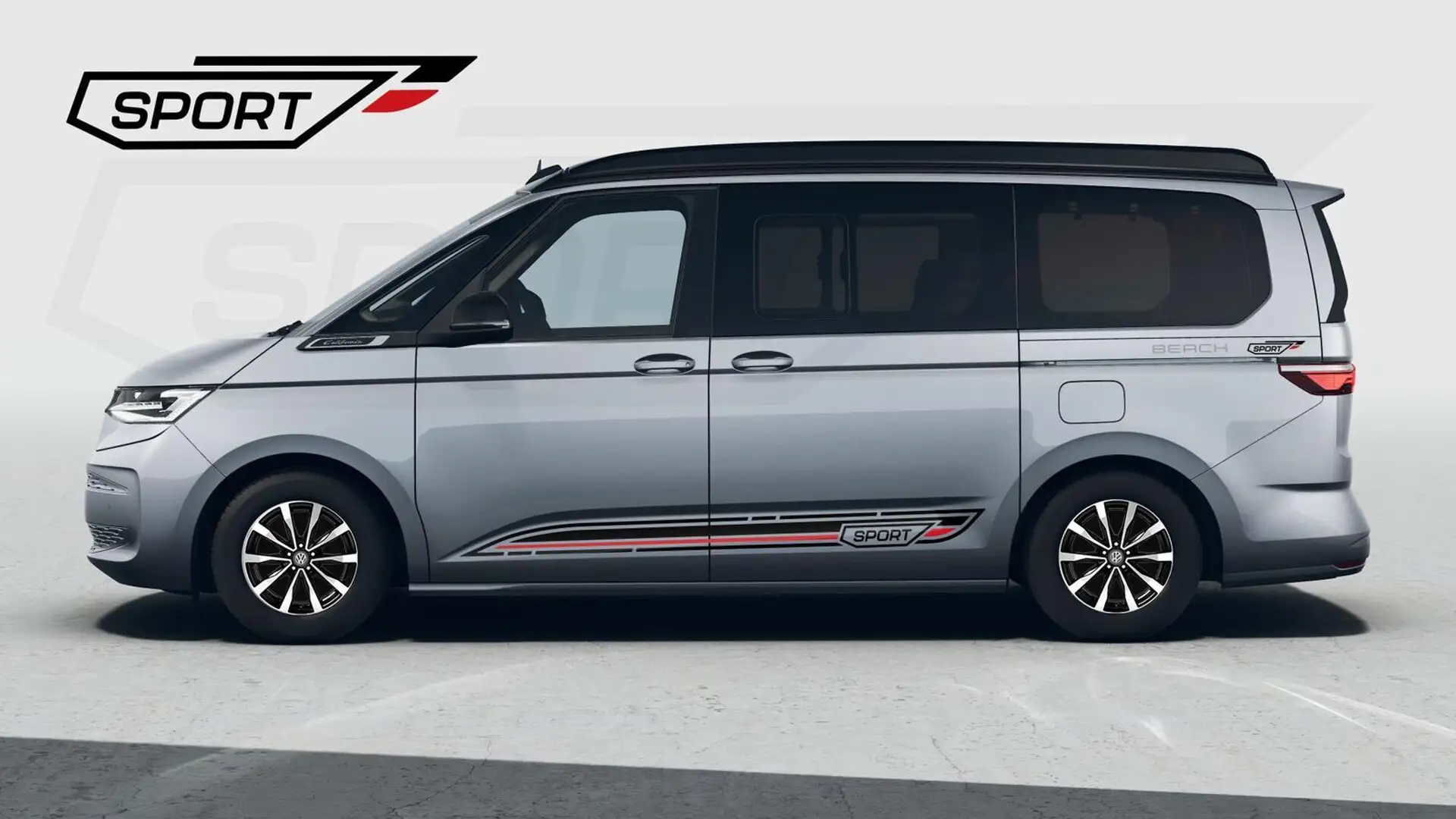 Volkswagen T7 California Beach (MV Cali) 2.0TDI DSG Sport Edition 8 Fach... Silber - 1