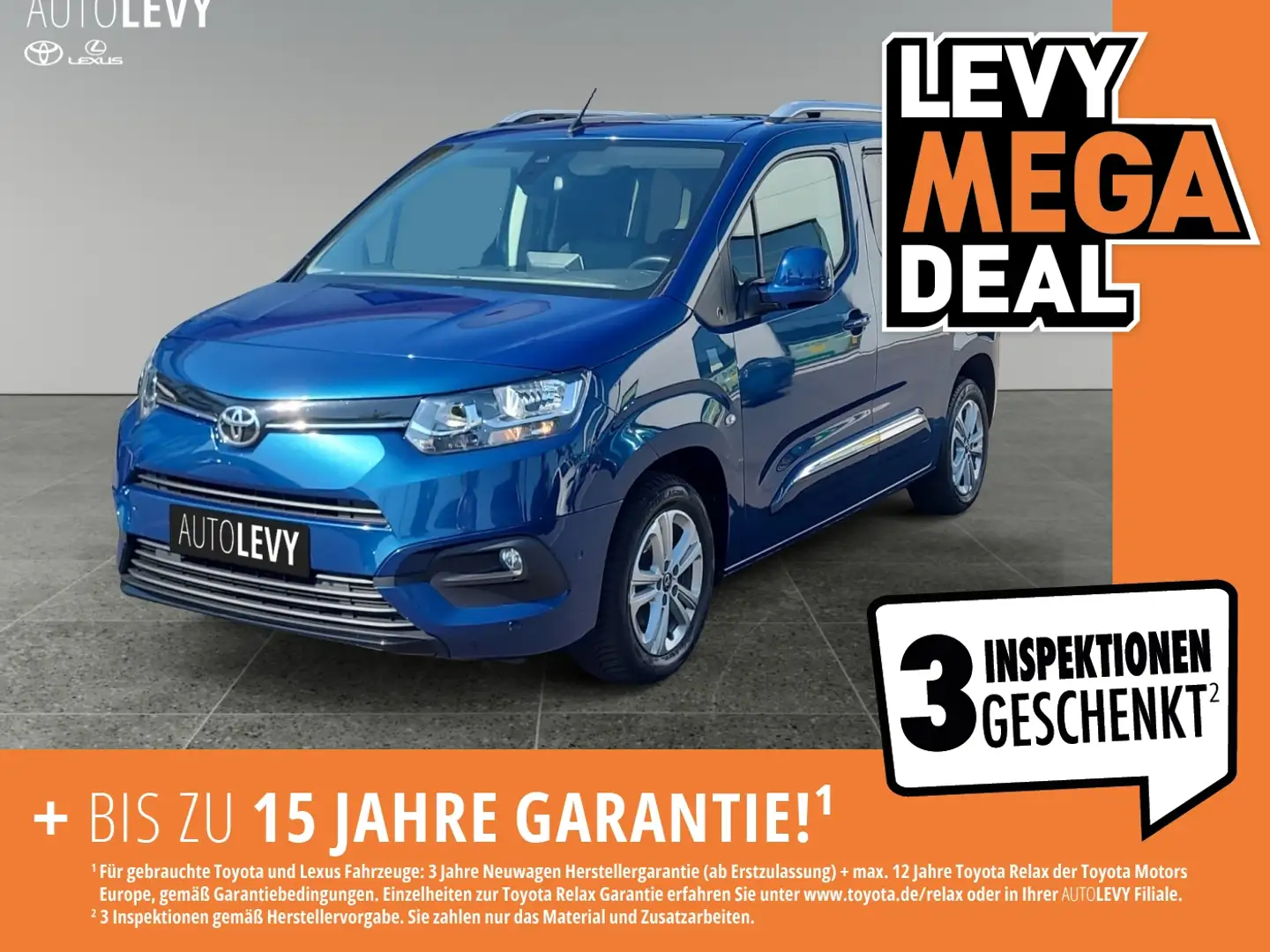 Toyota Proace City Verso TEAM D *NAVI*PDC*RFK*PANO*KLIMA Niebieski - 1
