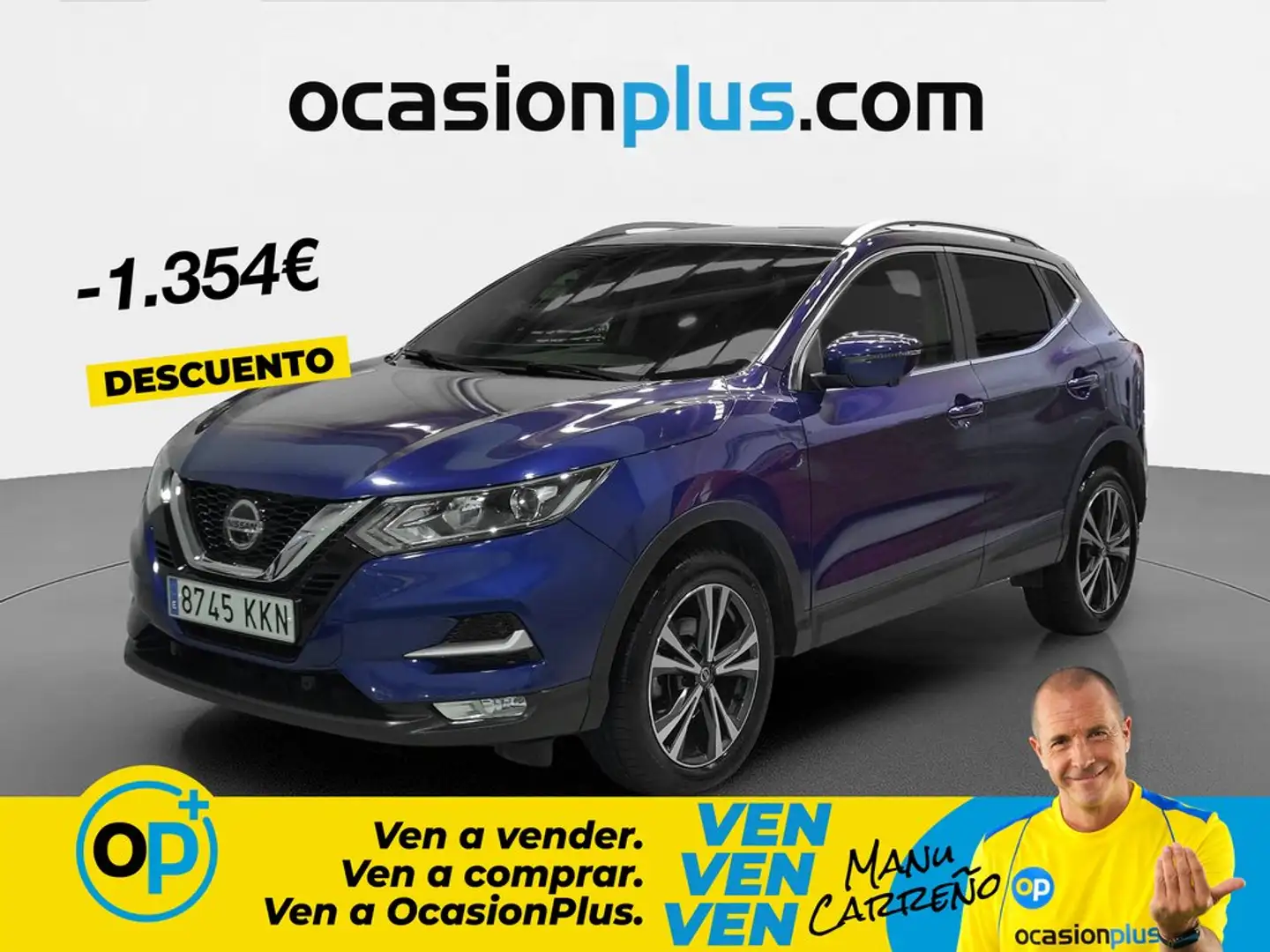 Nissan Qashqai 1.5dCi N-Connecta 4x2 Azul - 1