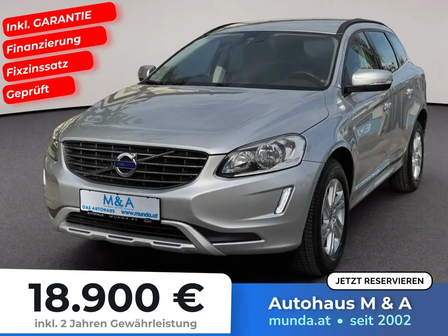 Volvo XC60 2.0 D4 Momentum 190PS * Automatik * Garantie Silber - 1