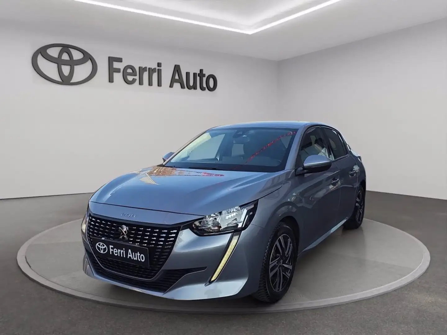 Peugeot 208 1.2 puretech allure navi pack s&s 100cv my20 Grigio - 1