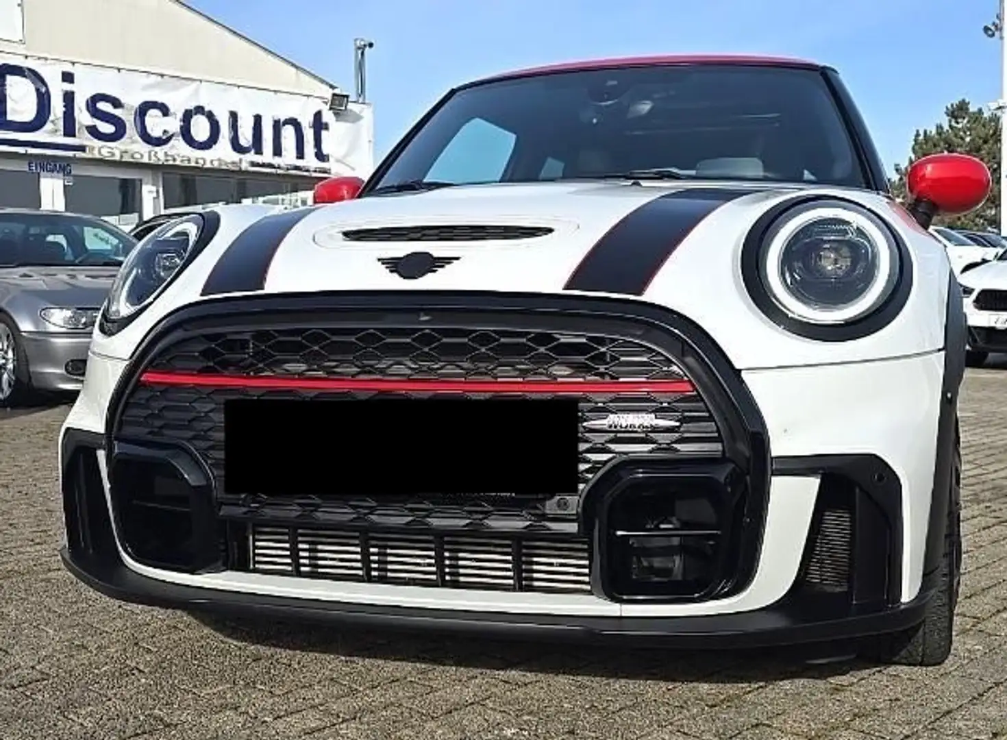 MINI John Cooper Works 3p 2.0 JCW Essential TETTO ACC HEAD-UP LED PELLE Bianco - 2
