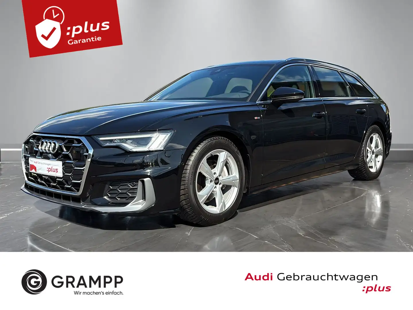 Audi A6 S line 40 TDI quattro S-tronic +ACC+MAT Schwarz - 1