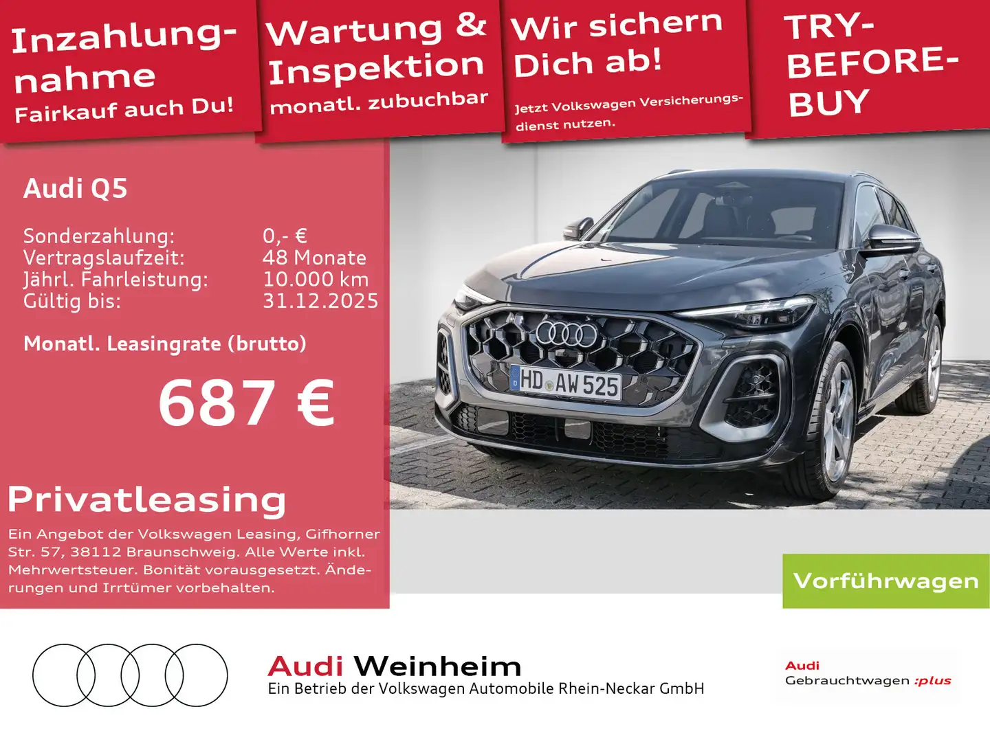 Audi Q5 2.0 TDI quattro S tronic Navi PDC uvm Grau - 1