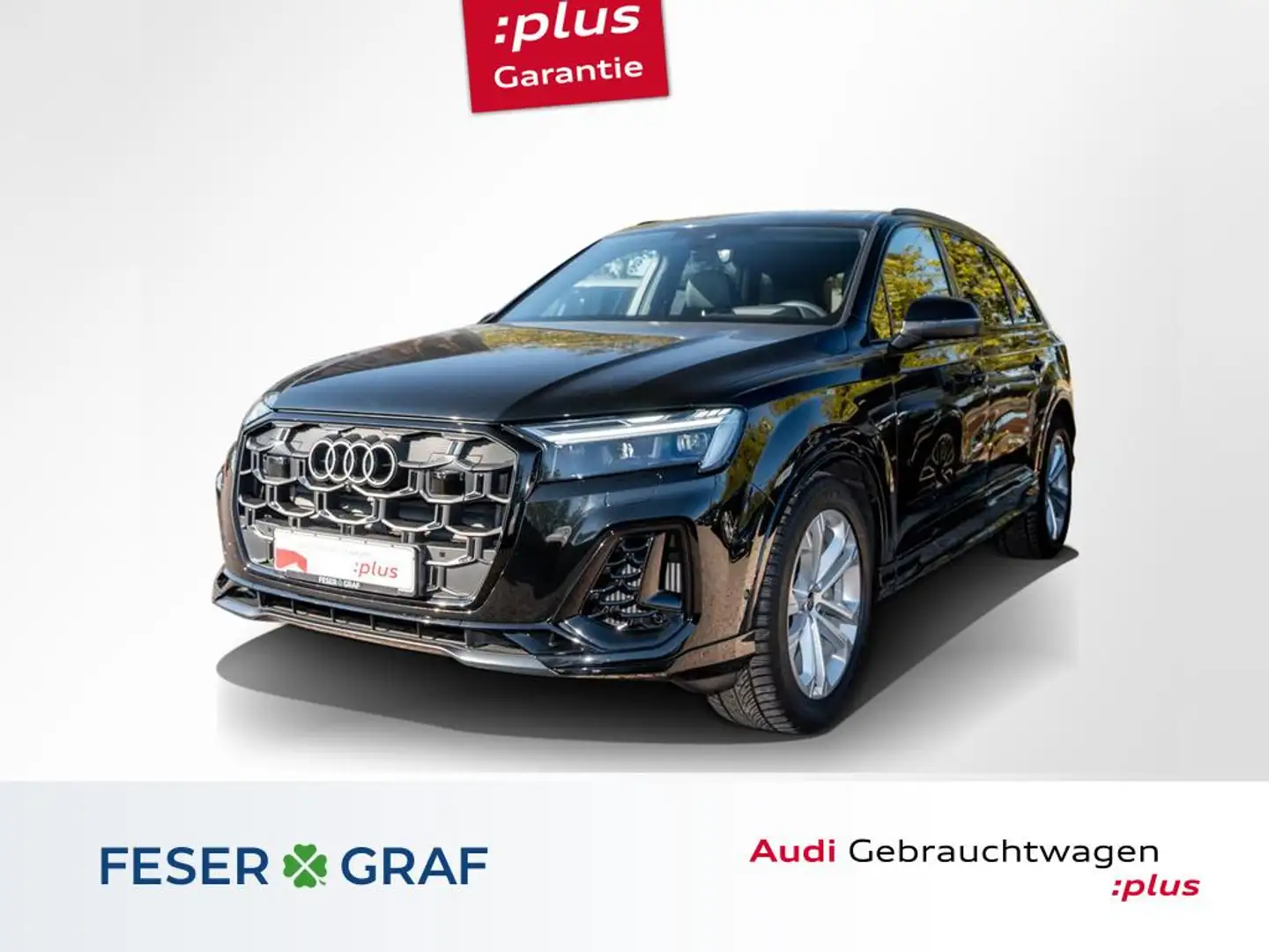 Audi Q7 55 TFSI S line /Matrix/adAIR/Pano/HuD/AHK Noir - 1