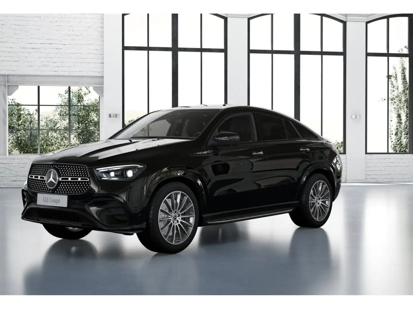 Mercedes-Benz GLE 400 e 4MATIC Coupé Distr PTS Navi Airm Cam Schwarz - 2