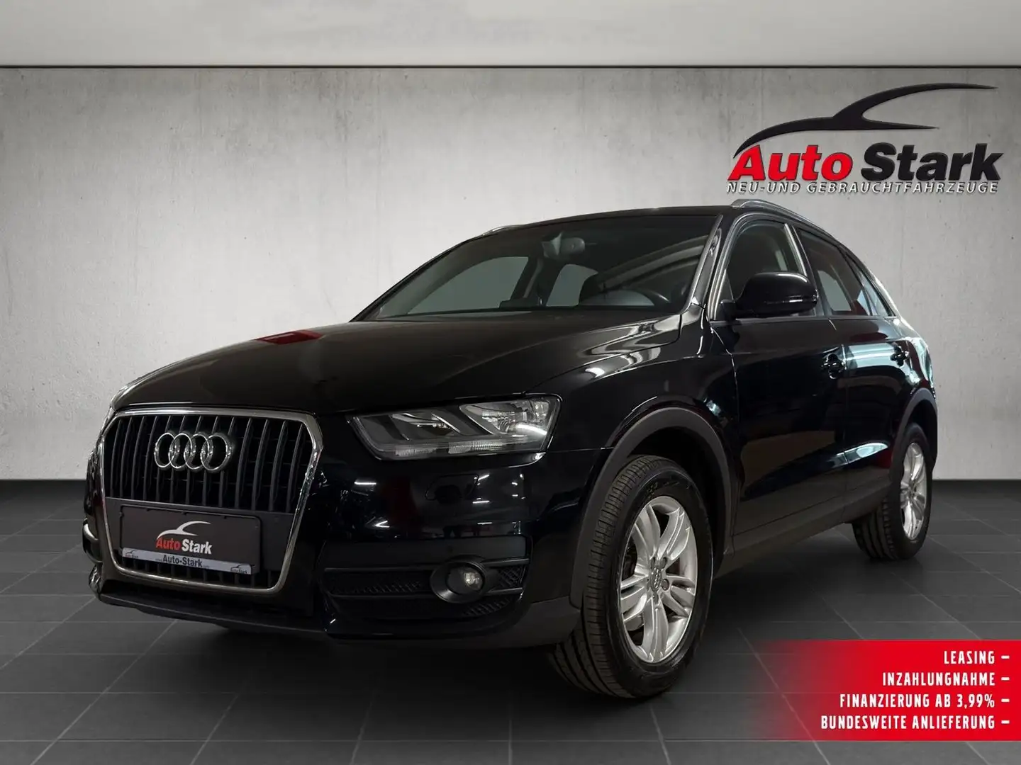 Audi Q3 2.0 TDI°1.Hand°Tempomat°Klima°PDC°BT°Scheckheft° Schwarz - 1