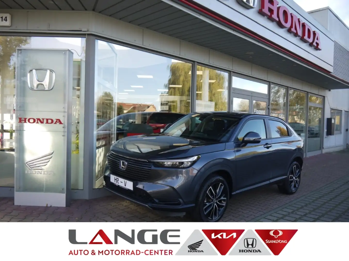 Honda HR-V Hybrid 1.5 CVT Elegance Navi LED ACC Klimaautom Fa Grigio - 1