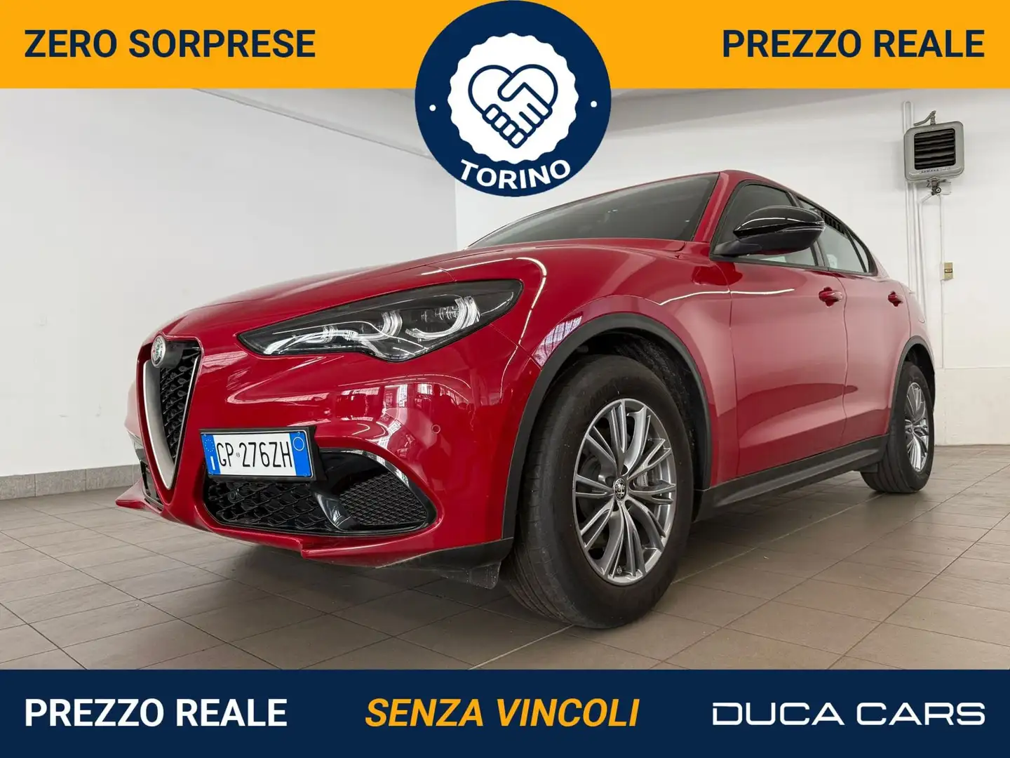 Alfa Romeo Stelvio 2.2 Turbodiesel 160 CV AT8 RWD Super Rood - 1