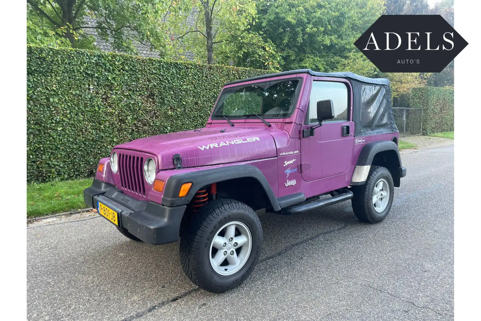 Jeep Wrangler Softtop Cabrio Twister Uitvoering 90s Classic Paars - 1