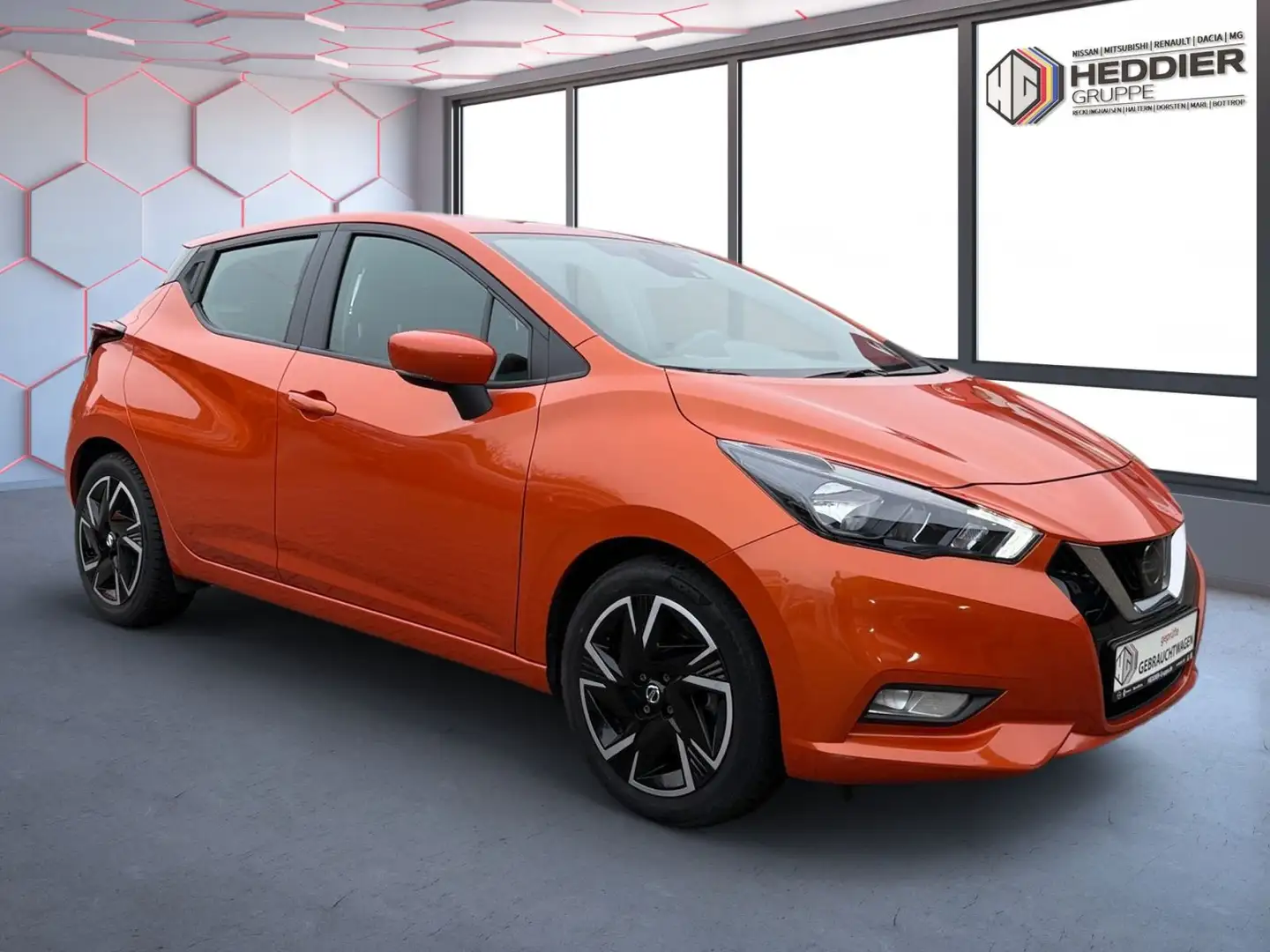 Nissan Micra 1.0 IG-T N-Way  *KLIMA*SHZ*PDC* Orange - 2