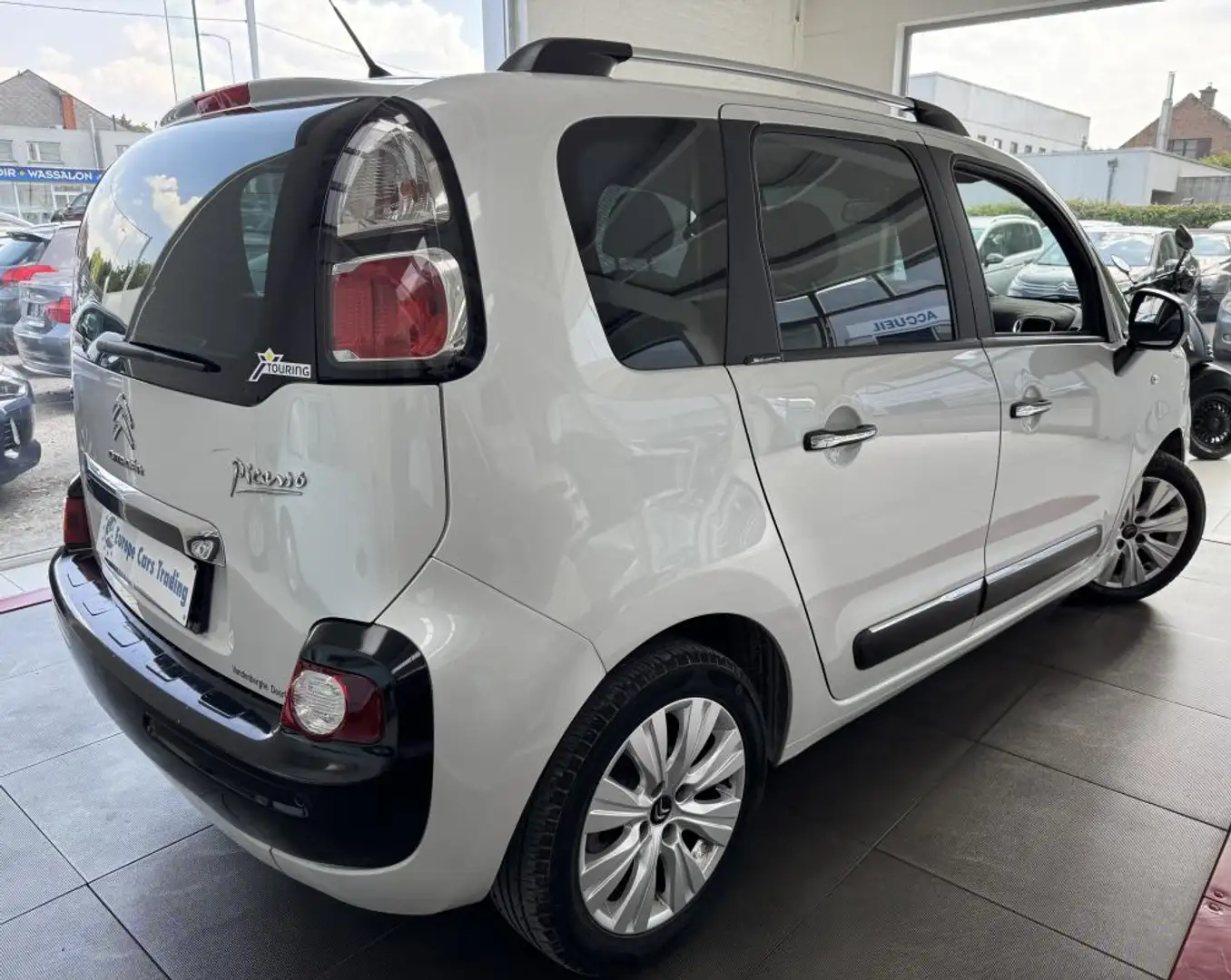 Citroen C3 Picasso EXCLUSIVE 1.6HDI GPS 1ÈRE MAIN GAR 12M Blanc - 2