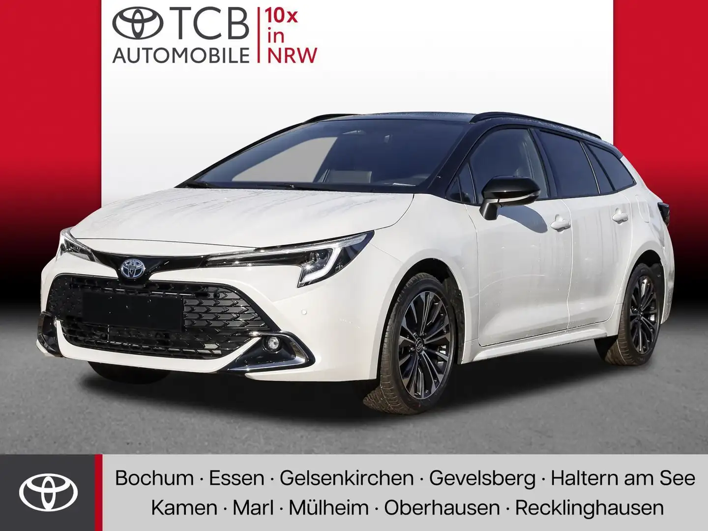 Toyota Corolla TS 1.8 Hybrid Black&White NAVI SHZ PDC BT Wit - 1