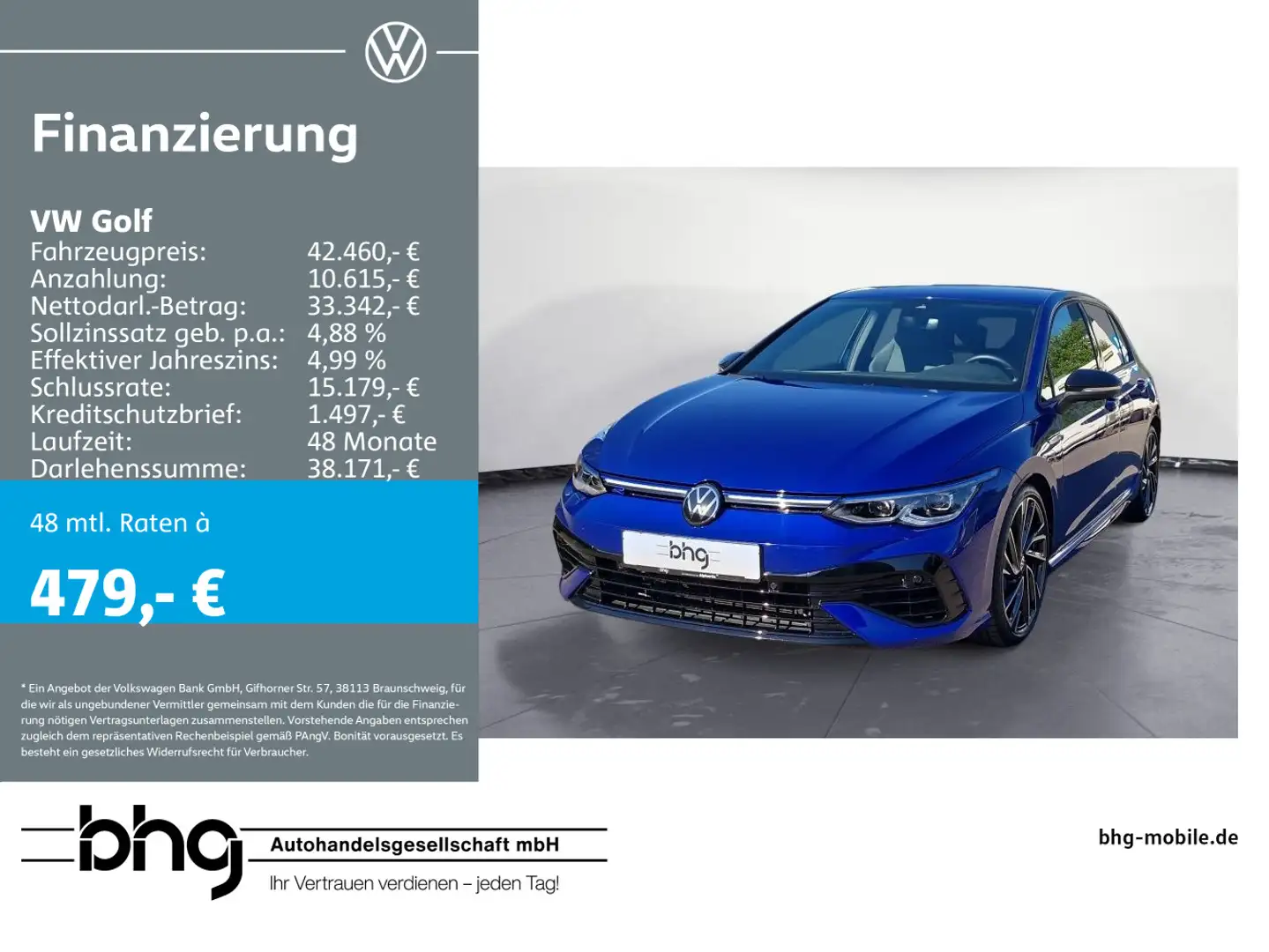 Volkswagen Golf R 2.0 TSI 4Motion DSG R Performance Braun - 1