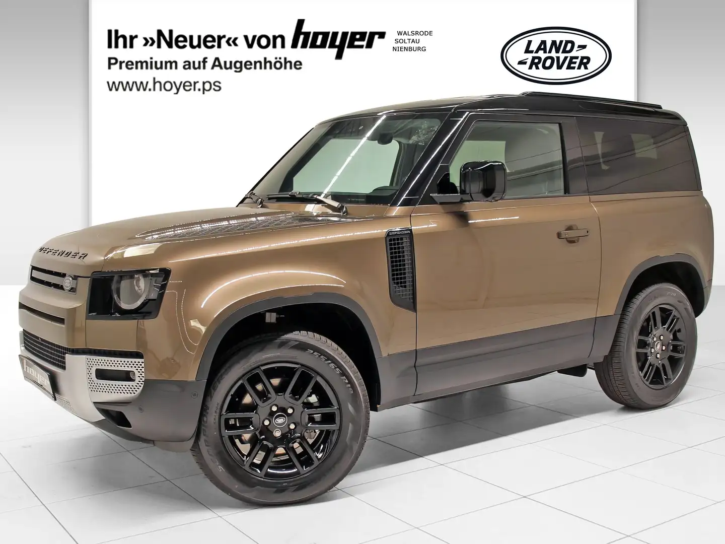 Land Rover Defender 90 3.0 D200 MHEV S AHK Black Design Braun - 1