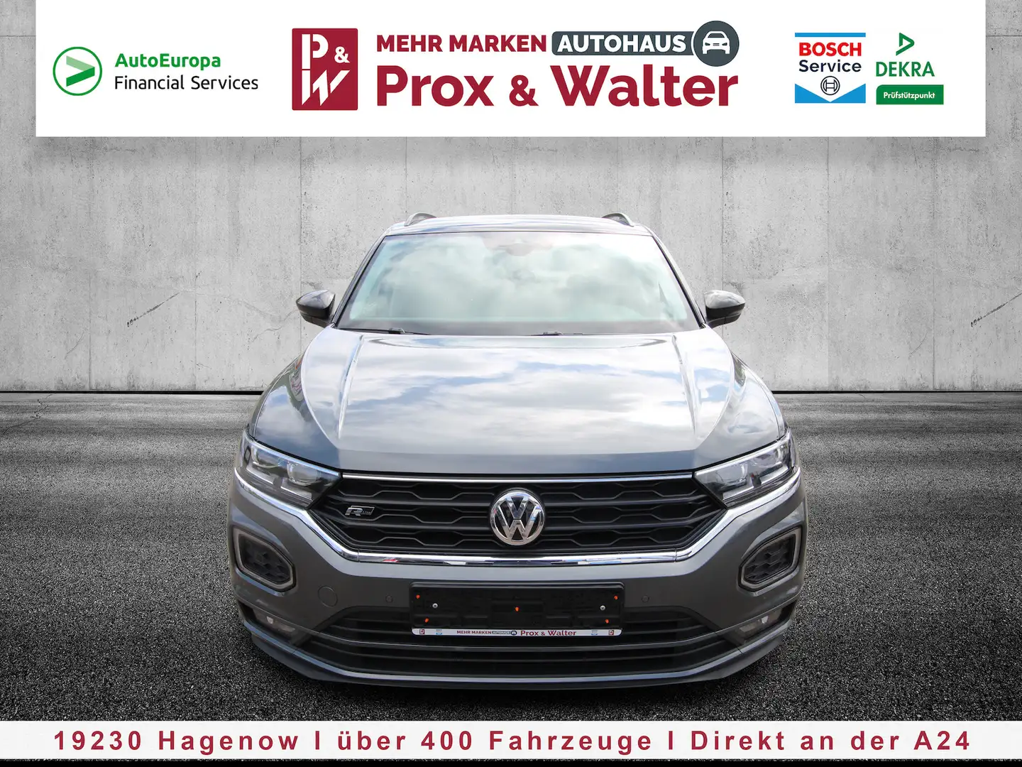 Volkswagen T-Roc 1.5 TSI 7-DSG United R-Line NAVI+LED+ALU19 Gris - 1