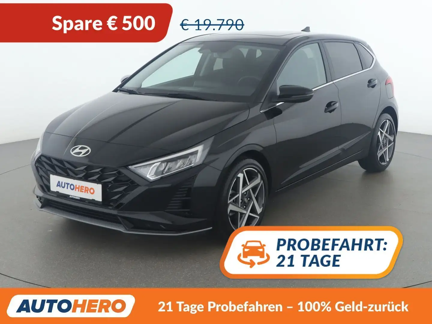 Hyundai i20 1.0 T-GDI GO!+ Schwarz - 1