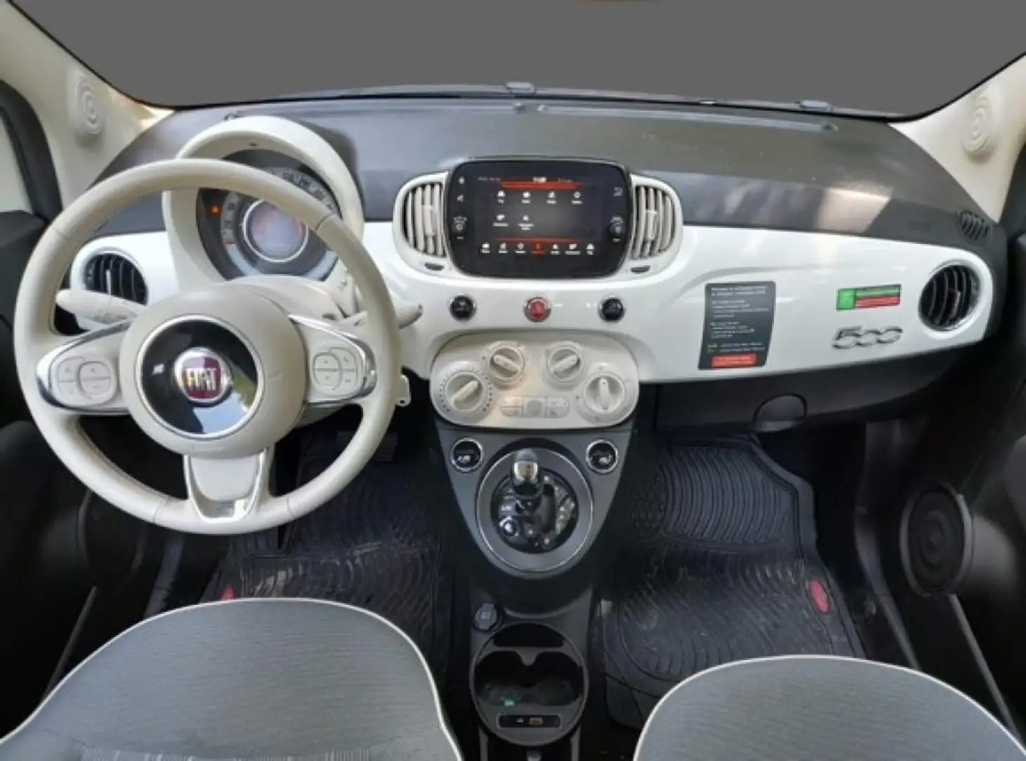 Fiat 500 1.2 Dualogic Lounge #Car Play/Android Auto Bílá - 2