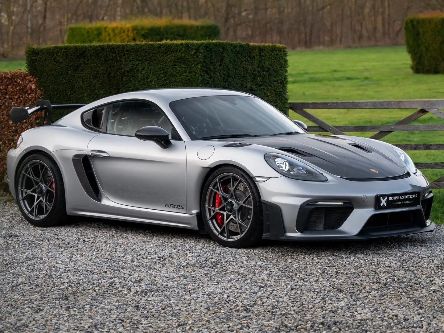 Porsche 718 718 Cayman GT4 RS Weissach Silber - 1