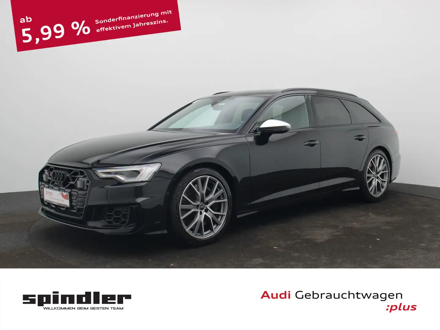 Audi S6 TDI quattro/ Navi+, 360°, AHK, LED, ACC Schwarz - 1