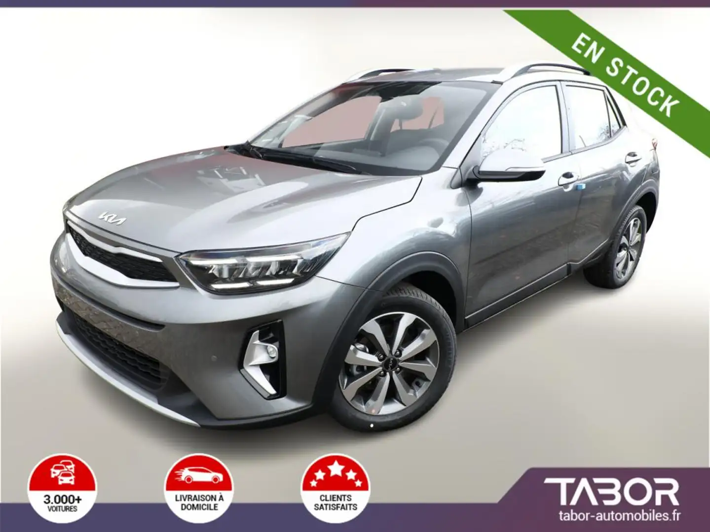 Kia Stonic 79 LED GPS cam 2xPDC jantes alliage Grau - 1