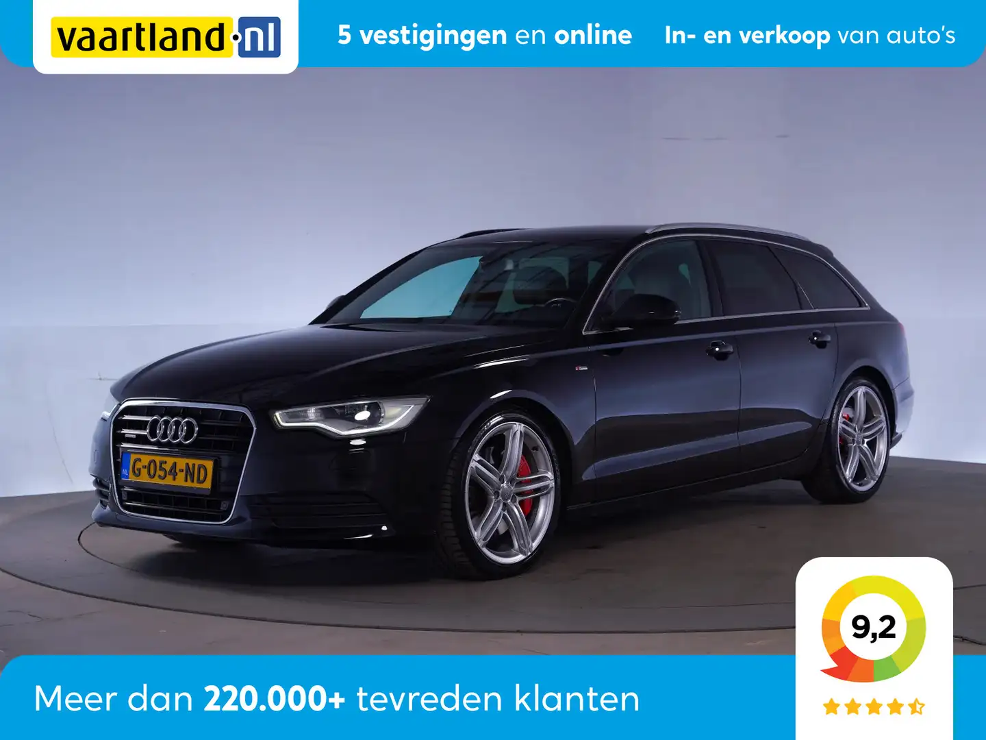 Audi A6 3.0 TFSI 310PK Quattro S-Line Aut. [ Navi Camera M Zwart - 1