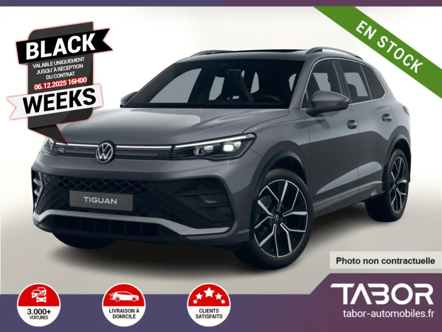 Volkswagen Tiguan 1.5 eTSI 150 DSG R-Line Pano Gris - 1