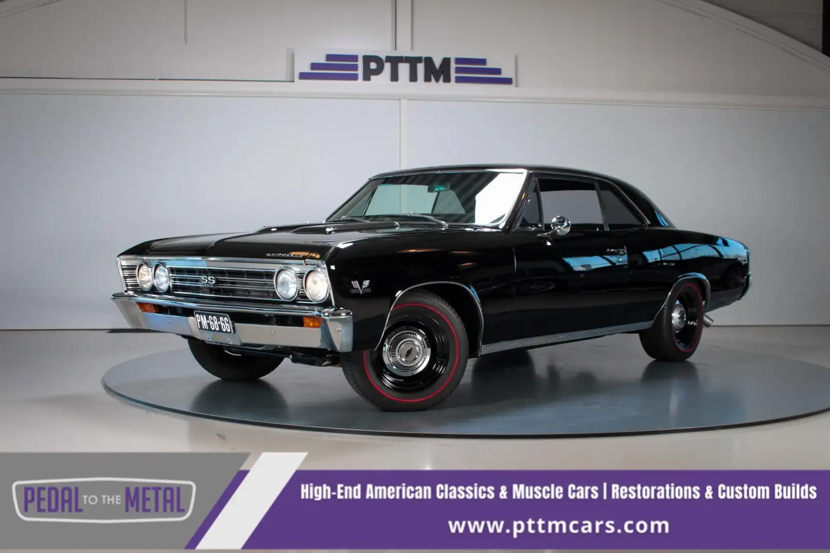 Chevrolet Chevelle SS Restomod Negro - 1